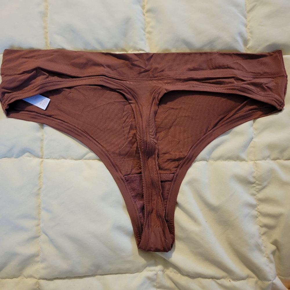 Cacique Comfort Bliss Thong 18/20 Chocolate Brown NWT
